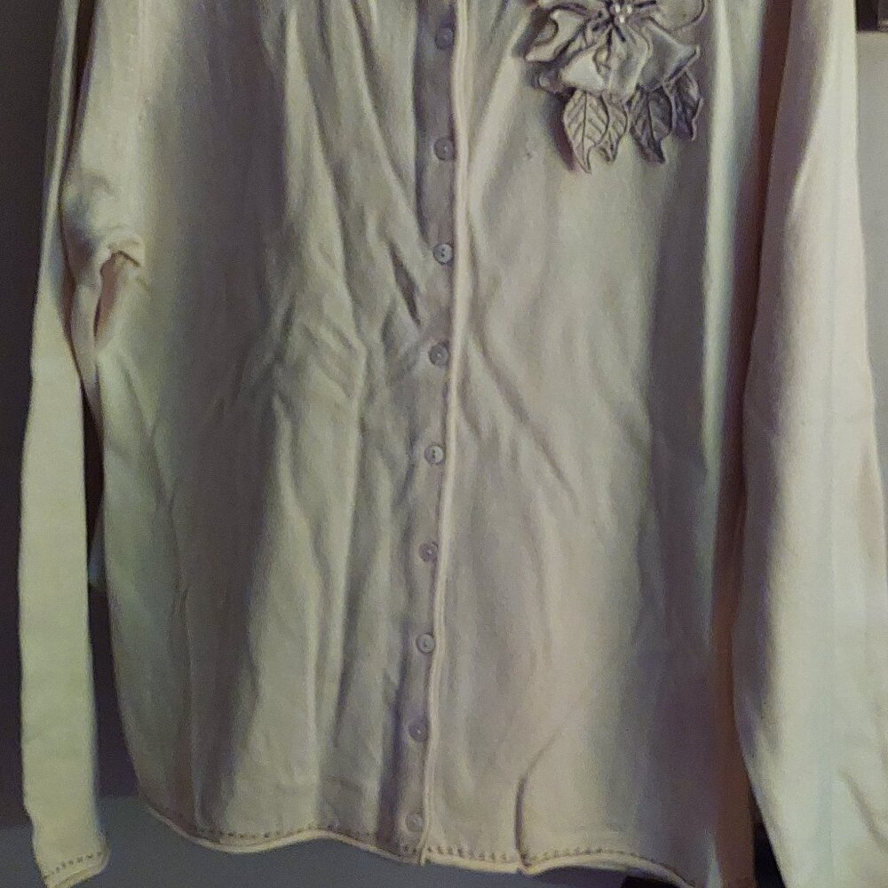 White Stag Beige long sleeve sweater, new, never worn, size L(12-14)